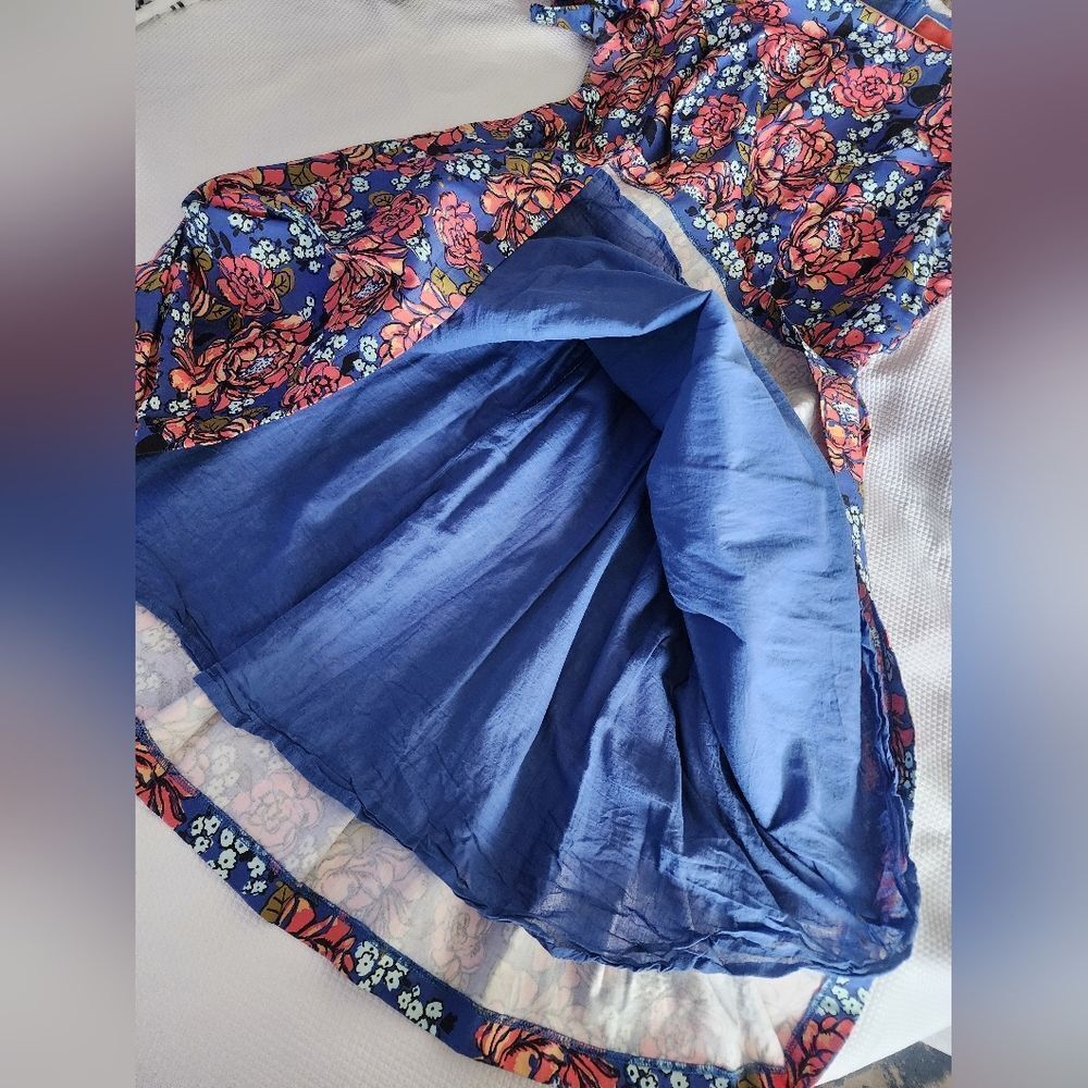 Modcloth Blue and Orange Garment - Picture 10 of 10